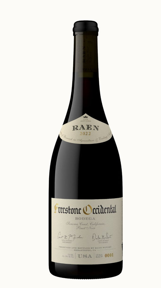 Raen 'Royal St. Robert' Pinot Noir Sonoma Coast 2022 - Honest Bottle Shop